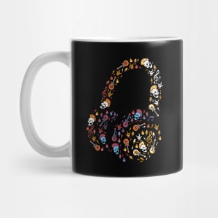 I Love Music Headphone by Tobe Fonseca Mug